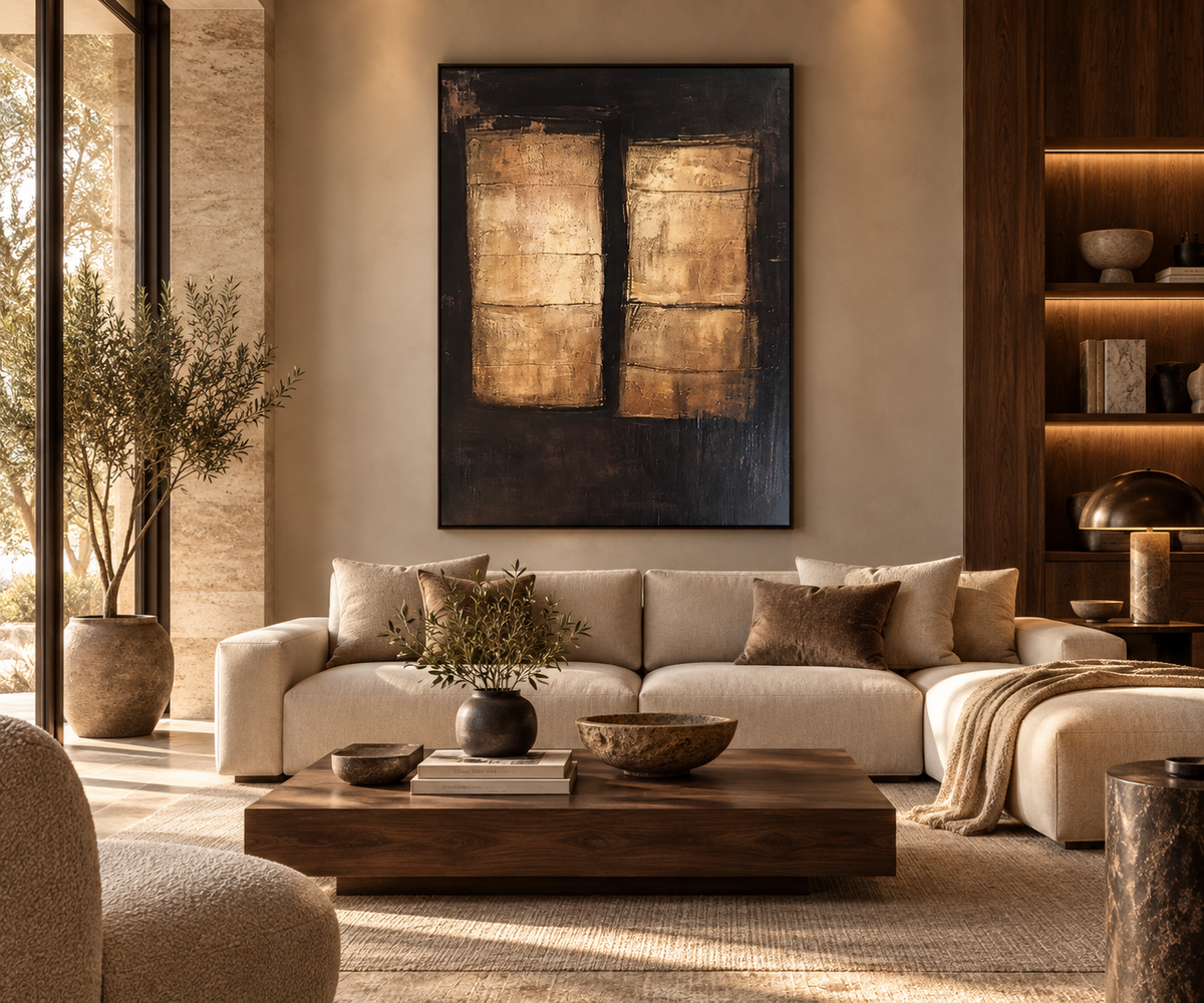 Gold accents by TERRAVA ART