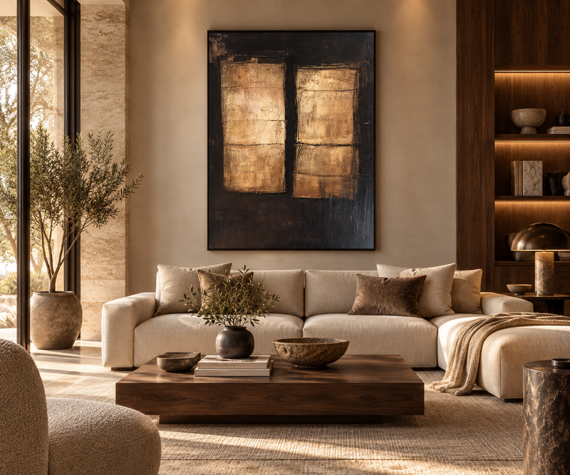 Gold accents by TERRAVA ART