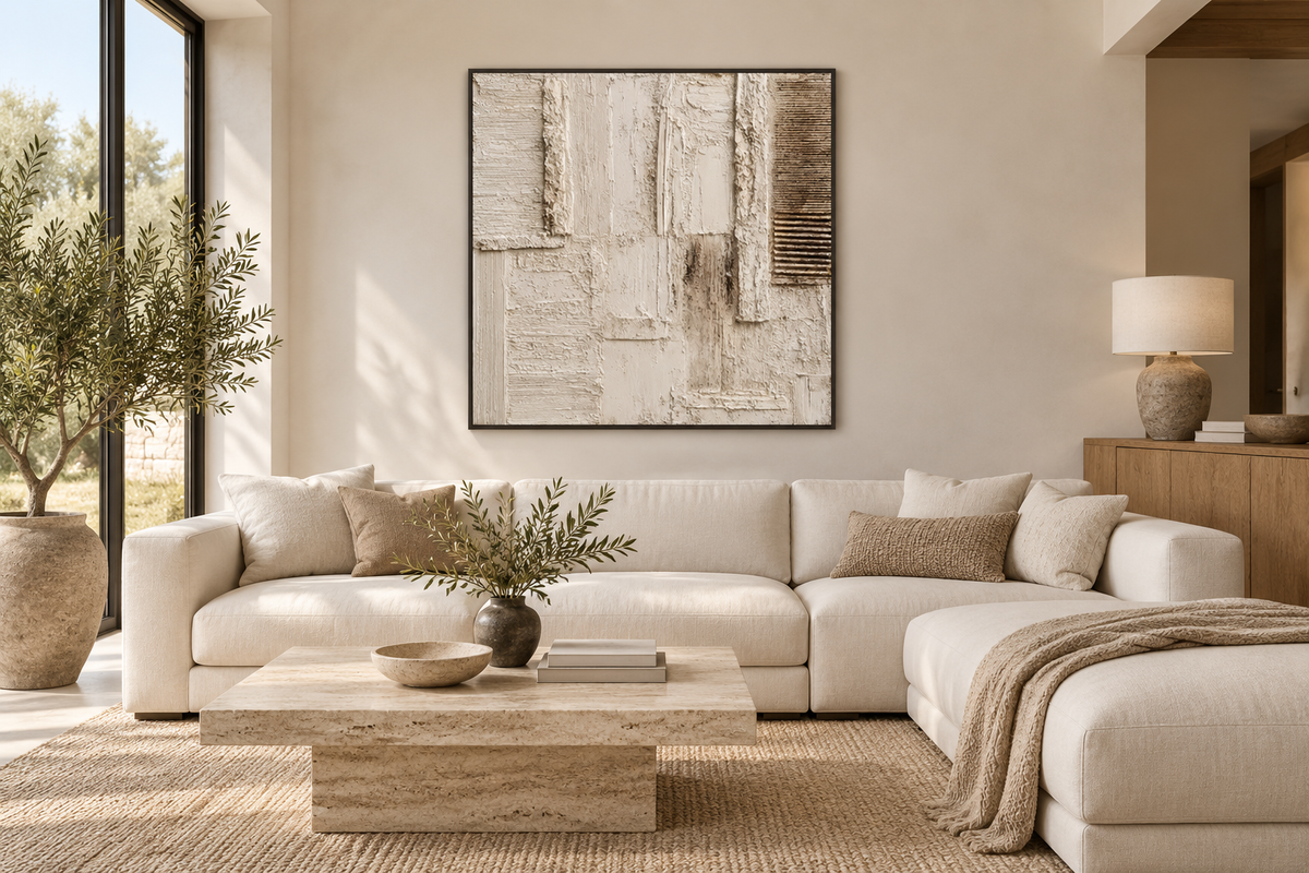 Living room art by TERRAVA ART