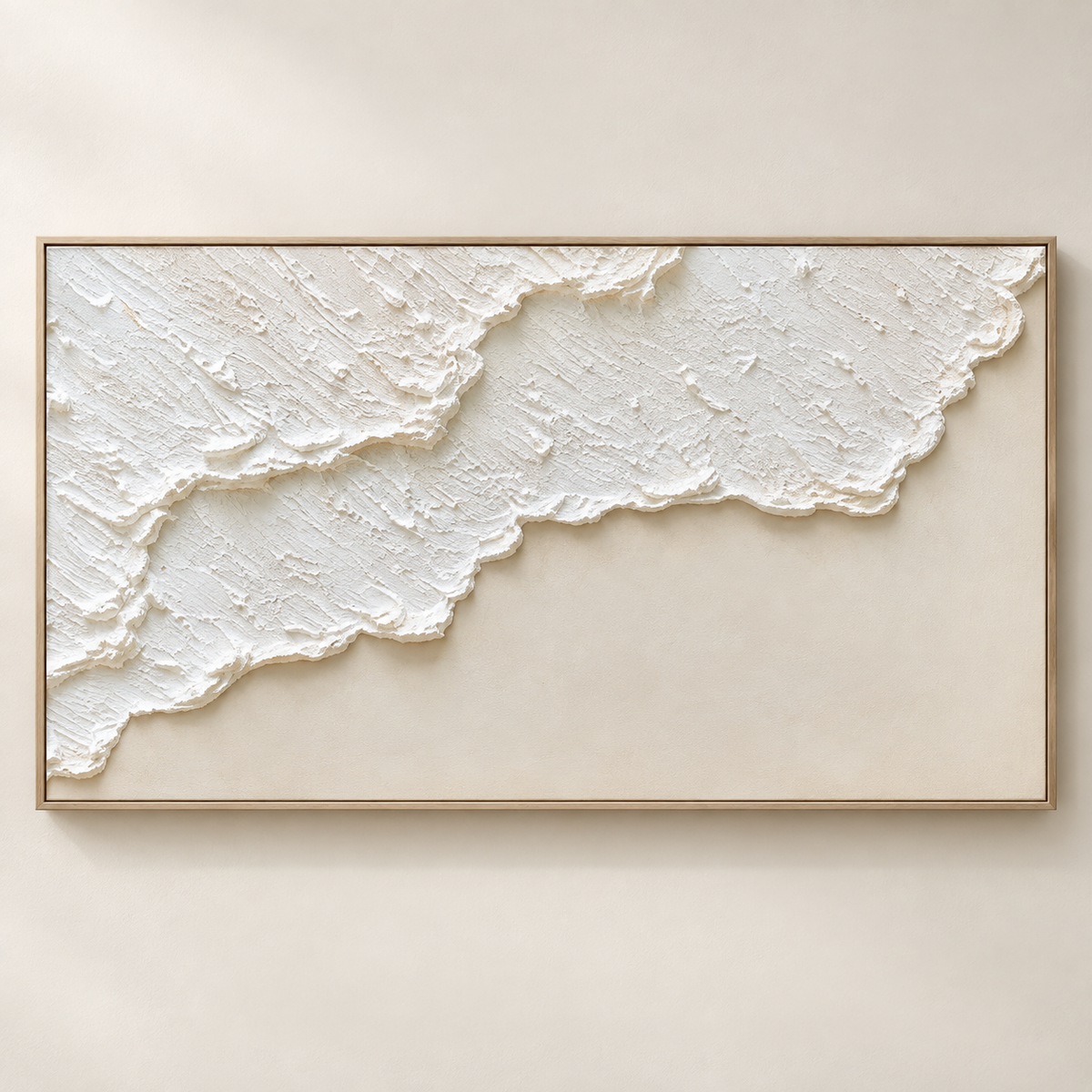 MARÉA textured coastal abstract wall art — featured view